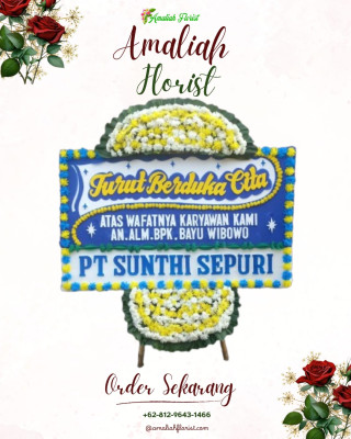Papan Bunga Duka di Bitung Barat Satu