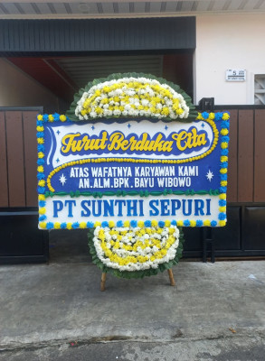 Papan Bunga Duka di Bitung Barat Satu
