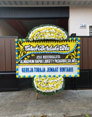 Papan Bunga Duka di Bitung Barat Satu